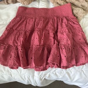 Pink American eagle skirt SIZE LARGE